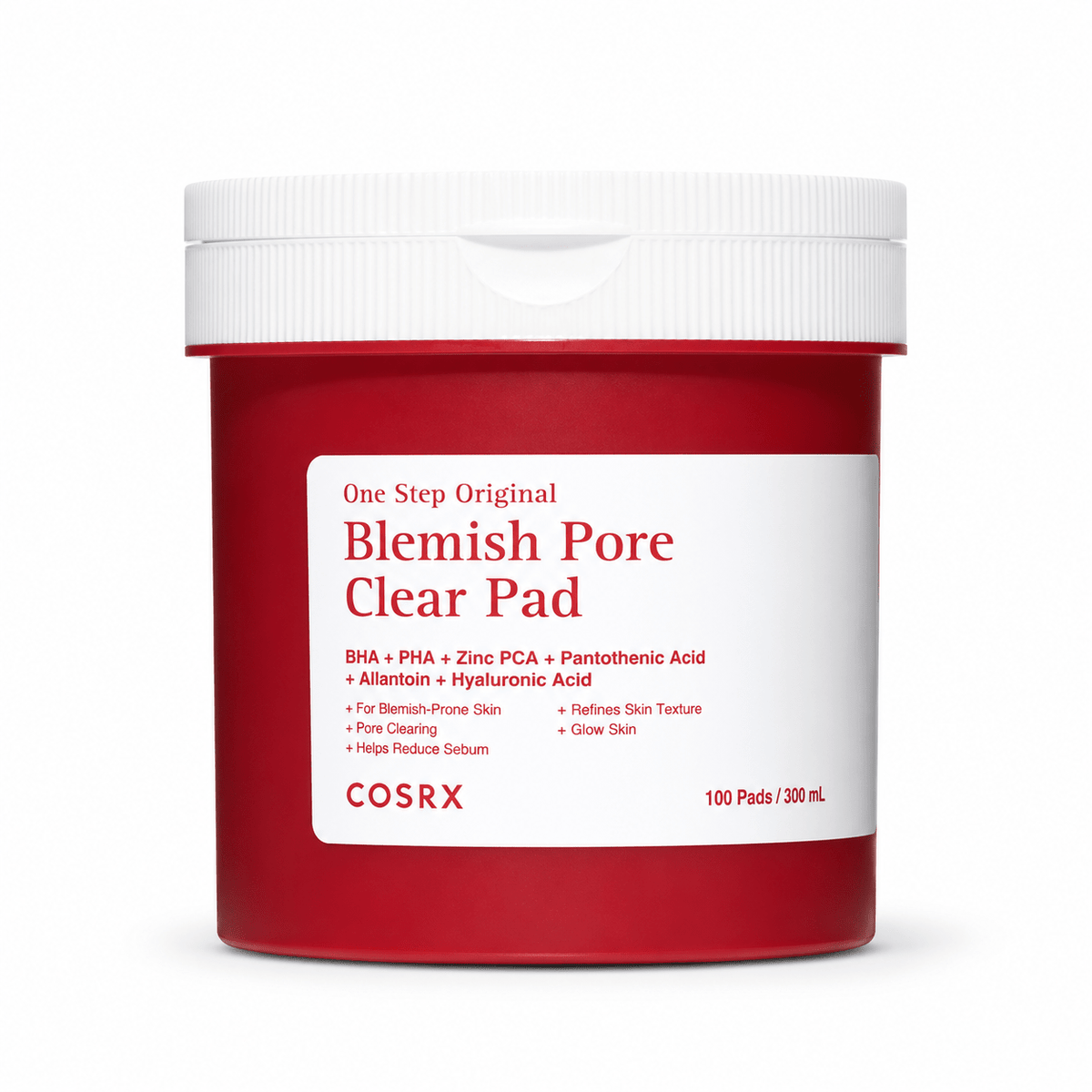 COSRX One Step Original Blemish Pore Clear Pad 100 Pads product on white background