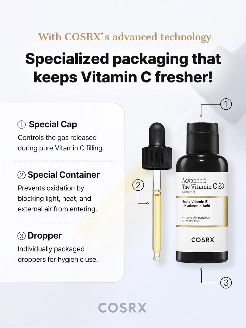 COSRX Advanced The Vitamin C 23 Serum 20g English official product information panel 17