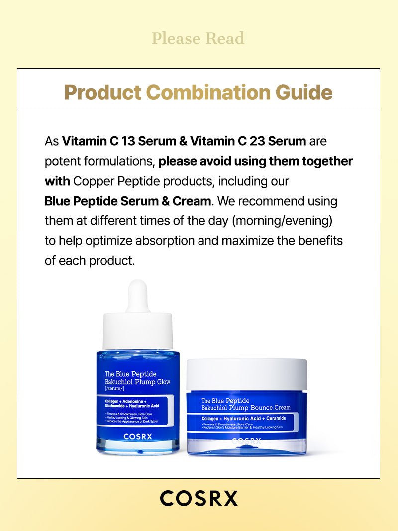COSRX Advanced The Vitamin C 23 Serum 20g English official product information panel 2