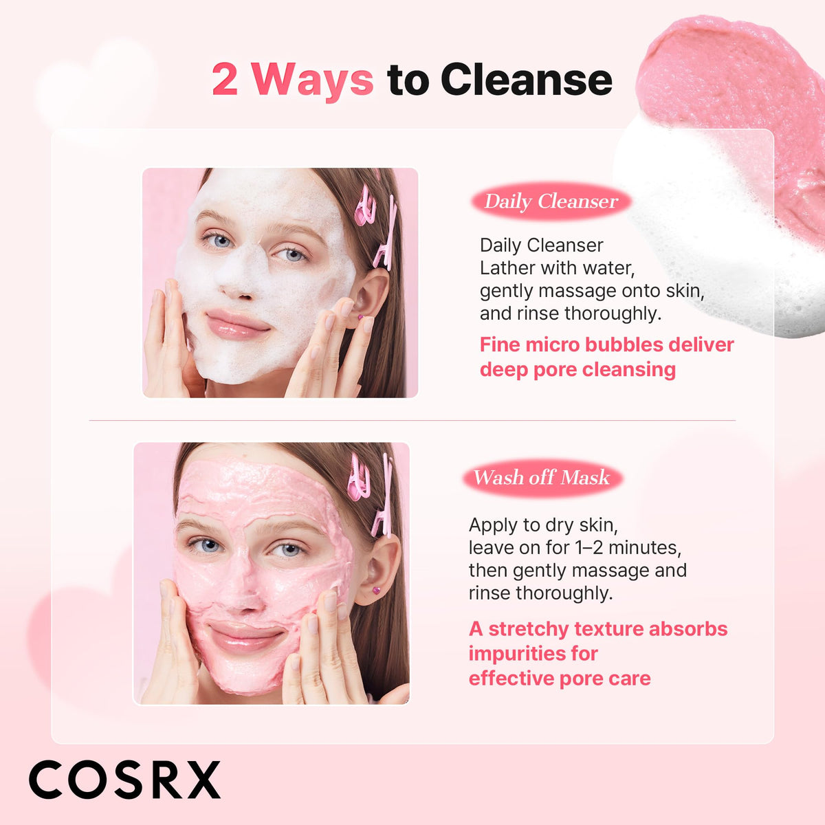 COSRX Red Rice Inositol Pore Clarifying Low pH Deep Cleanser Amazon English exact formula listing amazon-14
