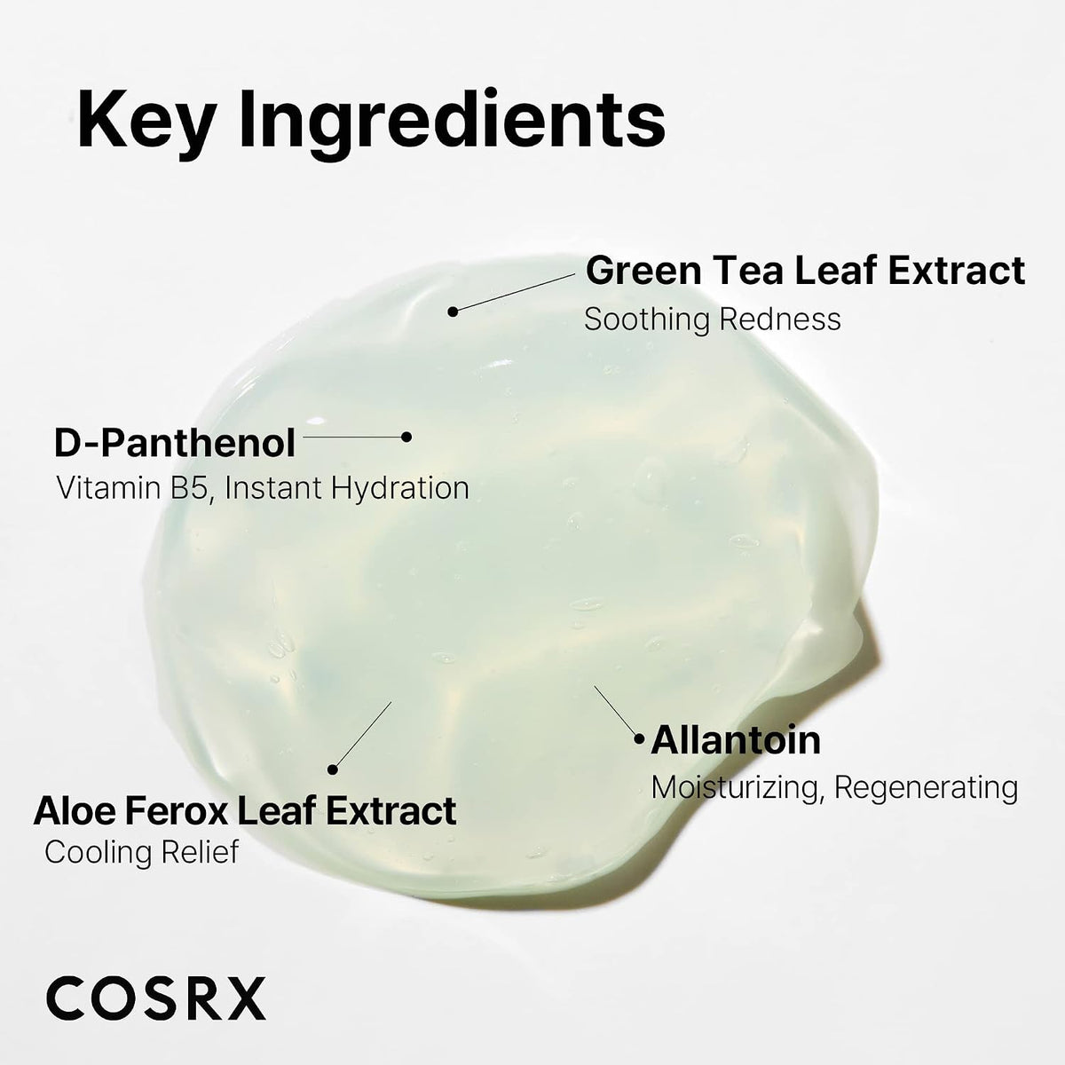 COSRX Hydrium Green Tea Aqua Soothing Gel Cream 50mL amazon 3