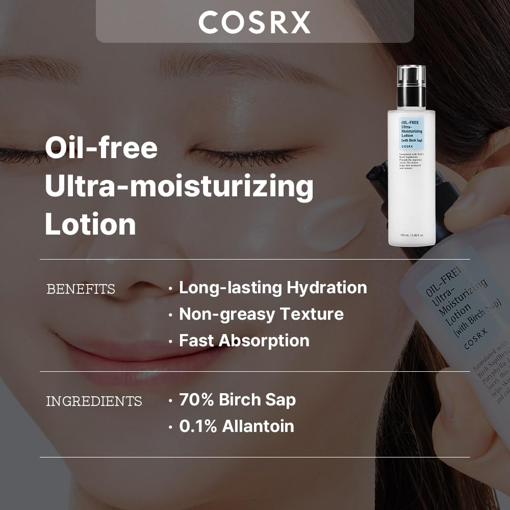 COSRX Oil-Free Ultra-Moisturizing Lotion 100mL amazon overview 1