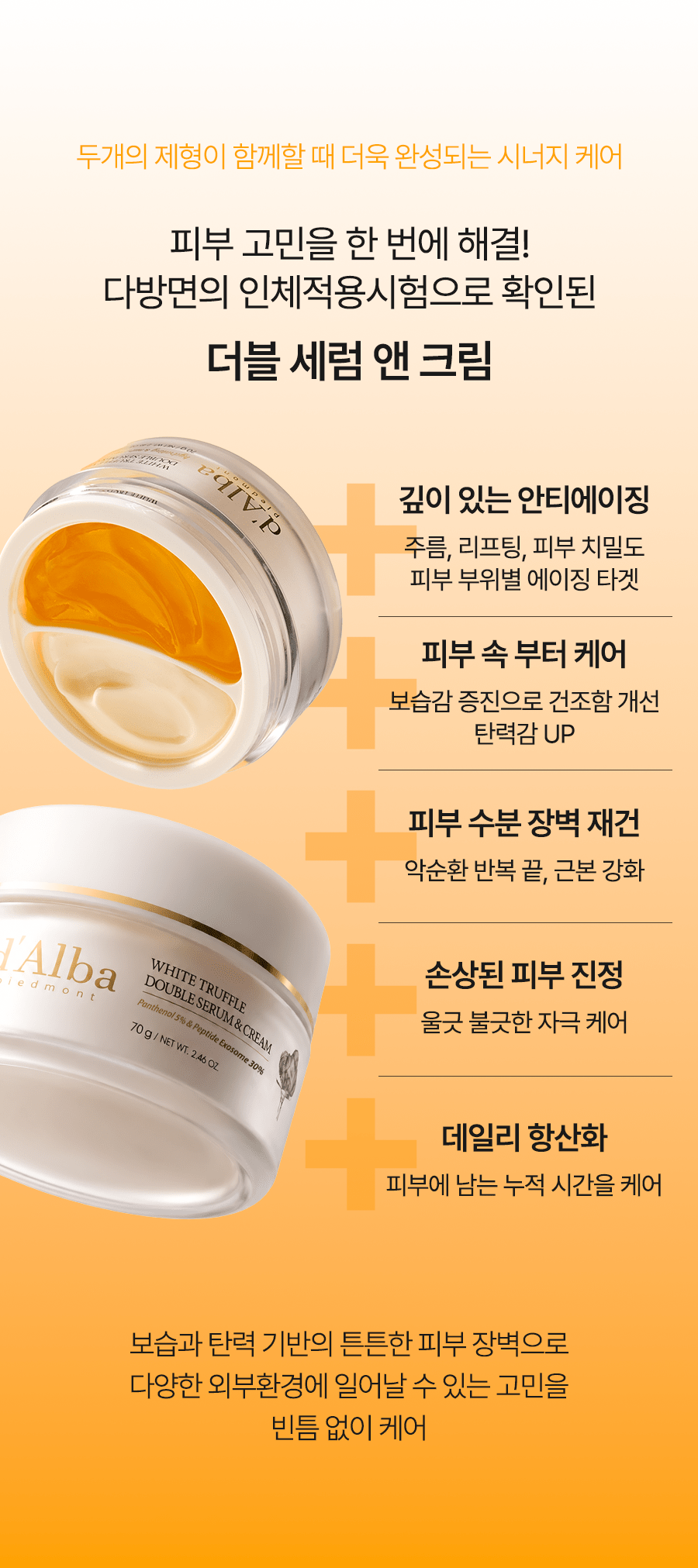 d'Alba Dual-texture synergy original Korean source panel