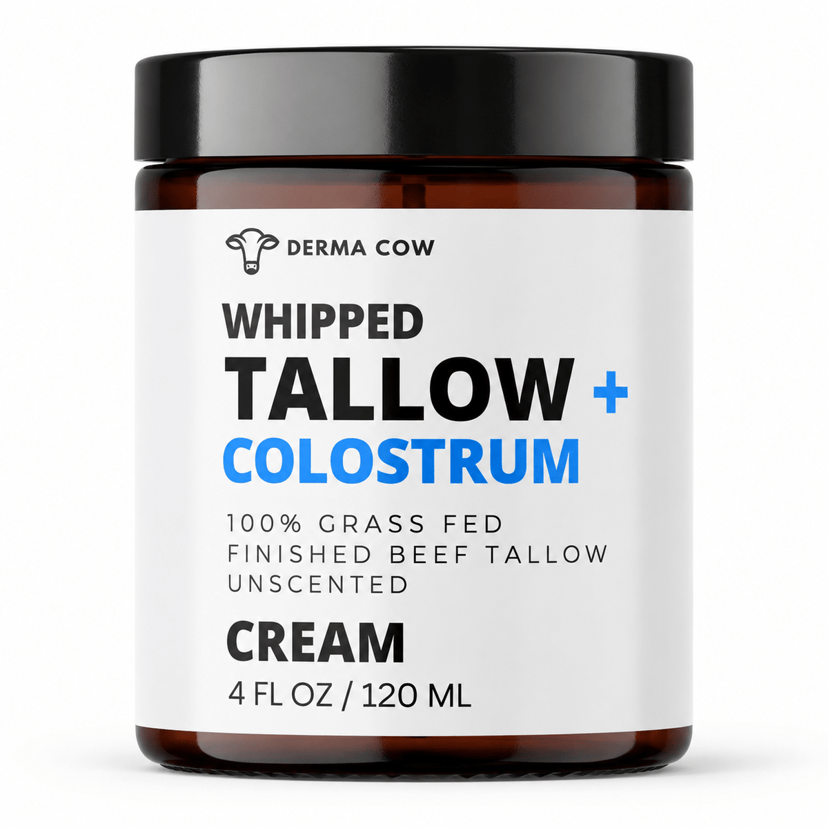 Derma Cow Whipped Tallow + Colostrum Cream 4 oz