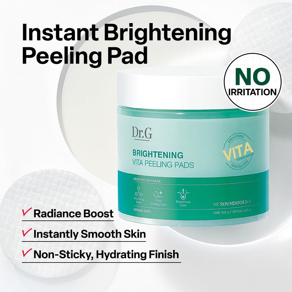 Dr.G Brightening Vita Peeling Pads 70 Pads - brightening overview