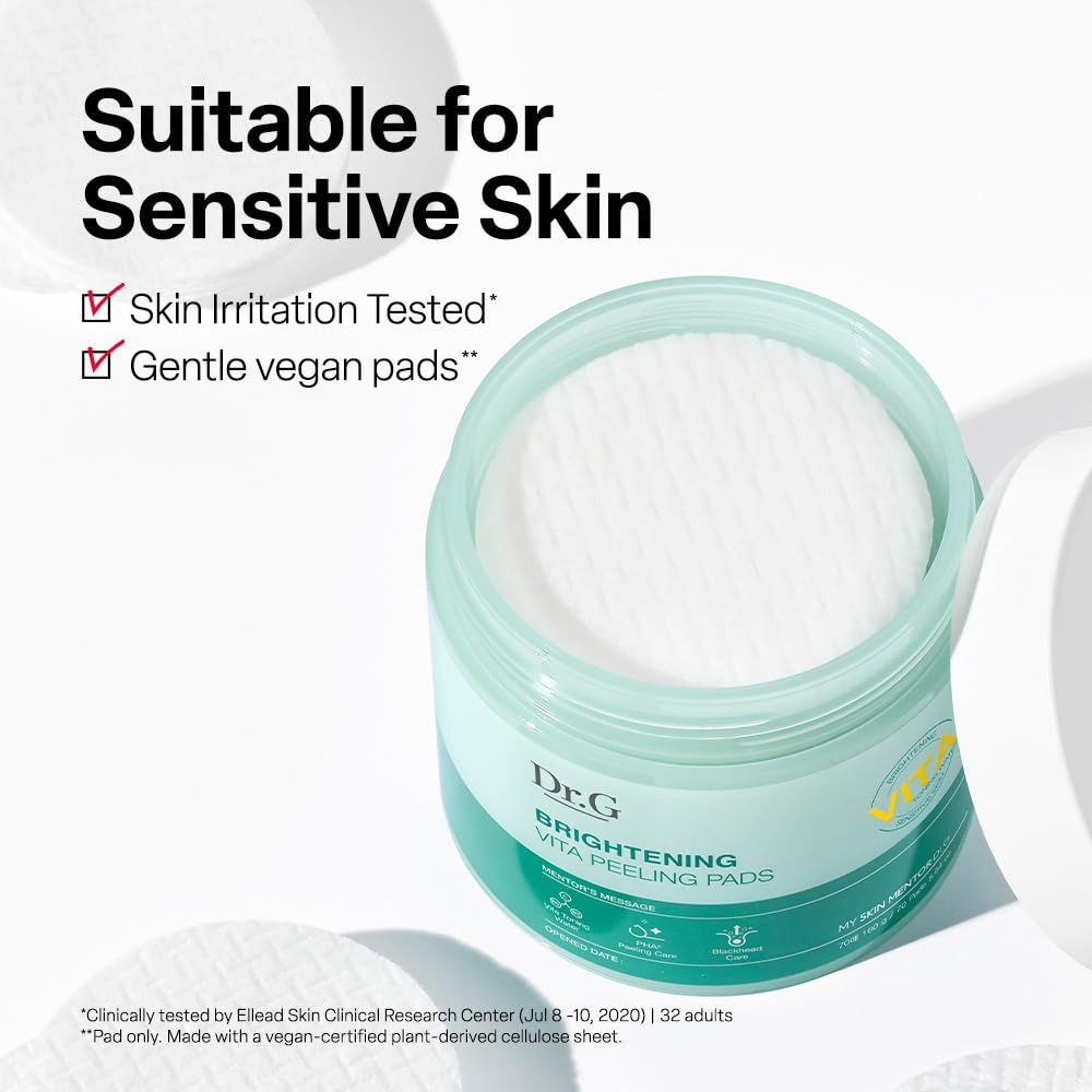 Dr.G Brightening Vita Peeling Pads 70 Pads - sensitive skin