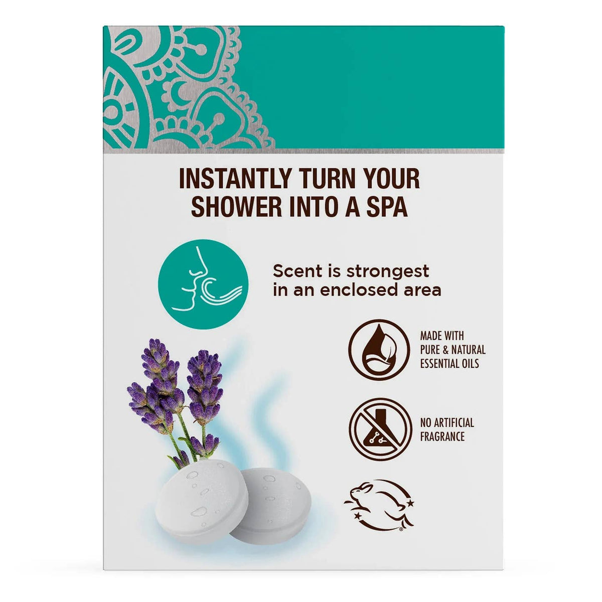 GuruNanda LLC β wholesale Shower Steamer/Bomb β Lavender Vapor Shower Tablets - 5 Count7