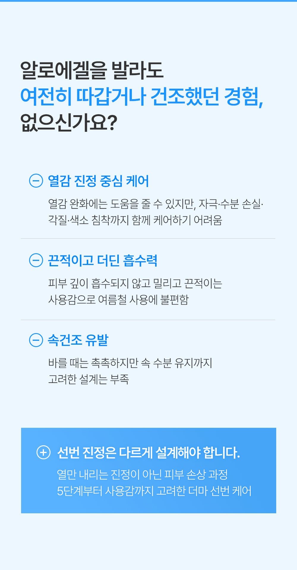 FATION After Sun Gel Lotion - formula design (official Korean source)