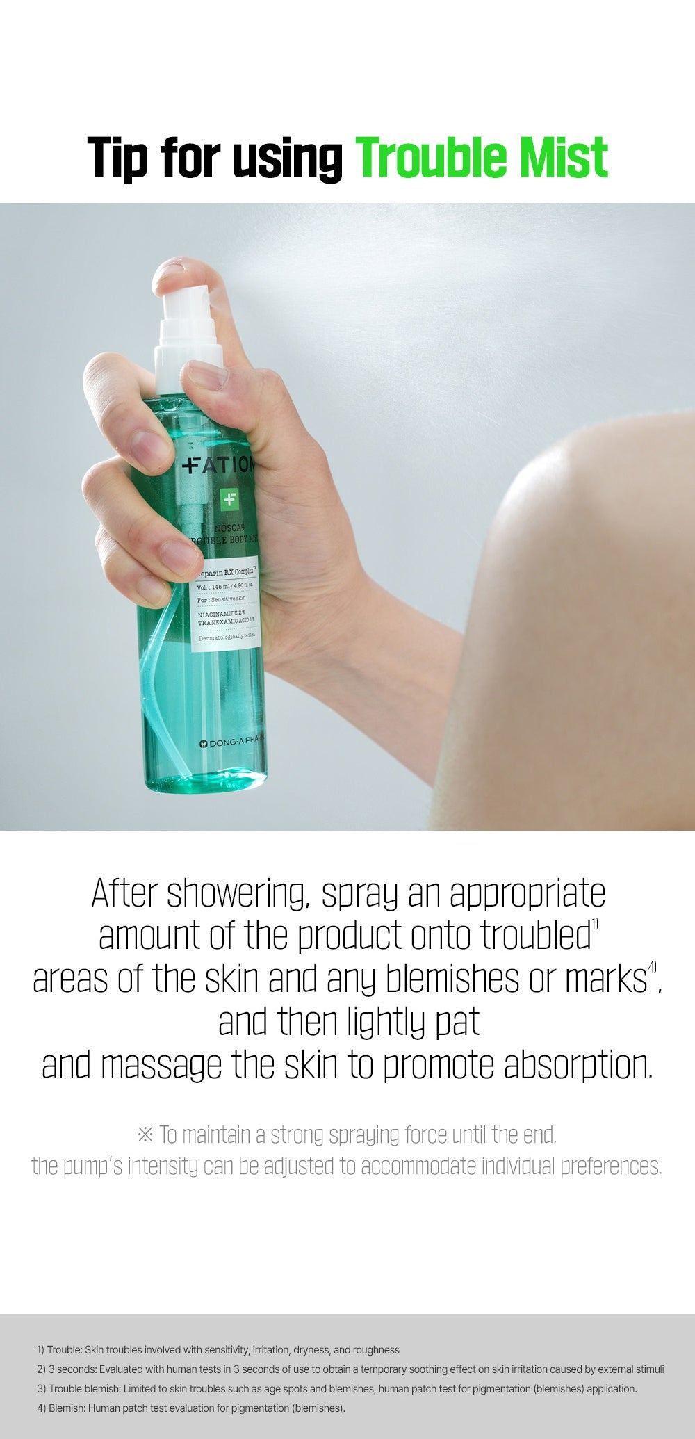 FATION Nosca9 Body Mist: directions