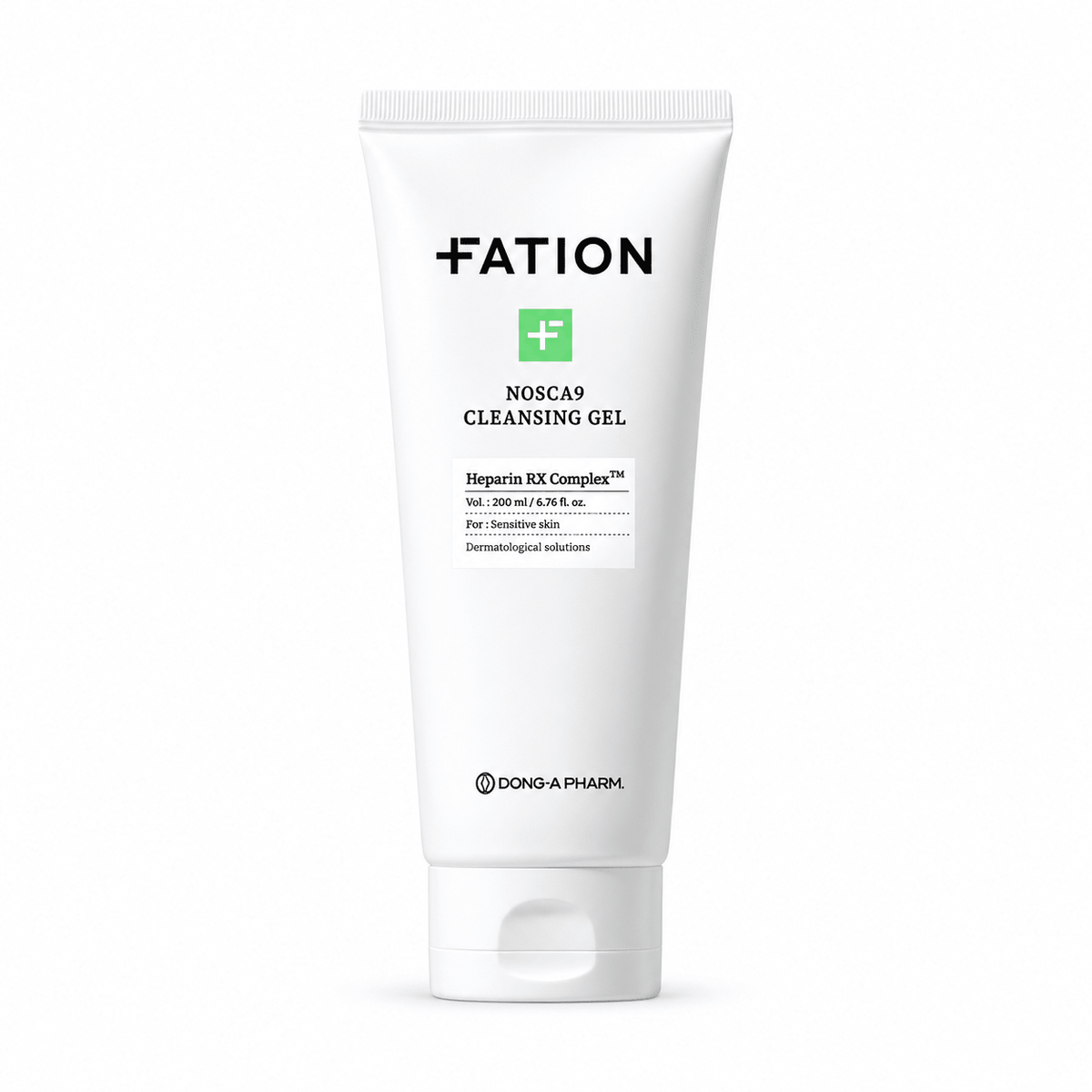 FATION Nosca9 Cleansing Gel 200mL tube on white