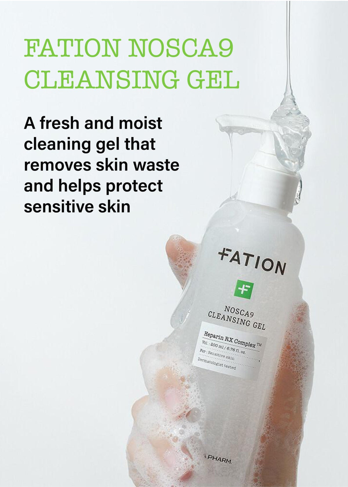 FATION Nosca9 Cleansing Gel intro source detail