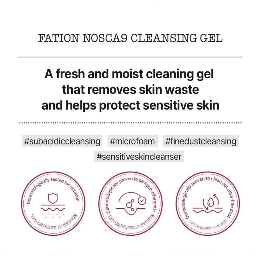 FATION Nosca9 Cleansing Gel overview source detail