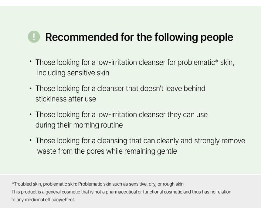 FATION Nosca9 Cleansing Gel suitability source detail