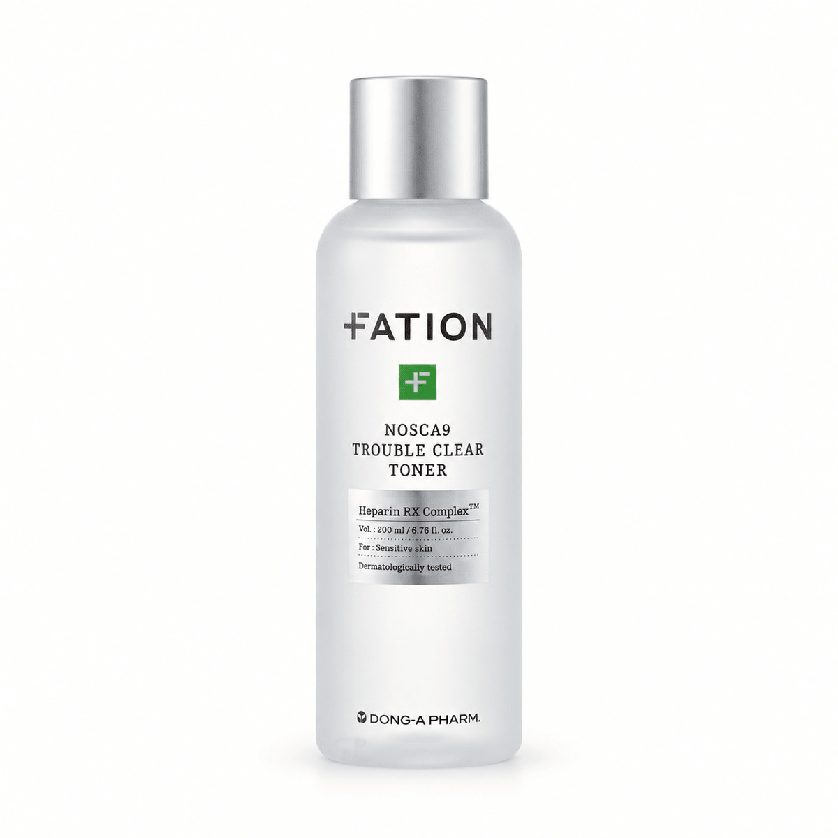 FATION Nosca9 Trouble Clear Toner 200mL bottle on white