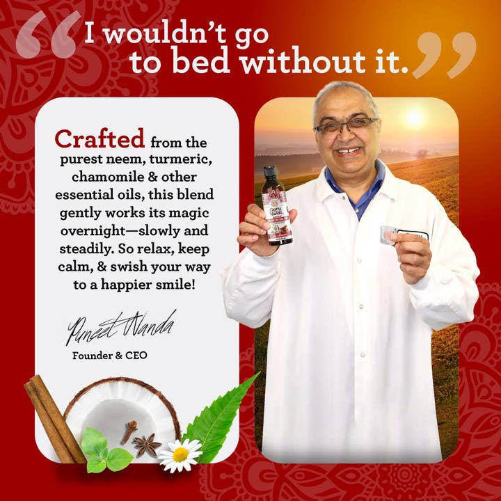 GuruNanda Cinnamon and Coconut Oil Pulling 8 fl oz, supplier image 6