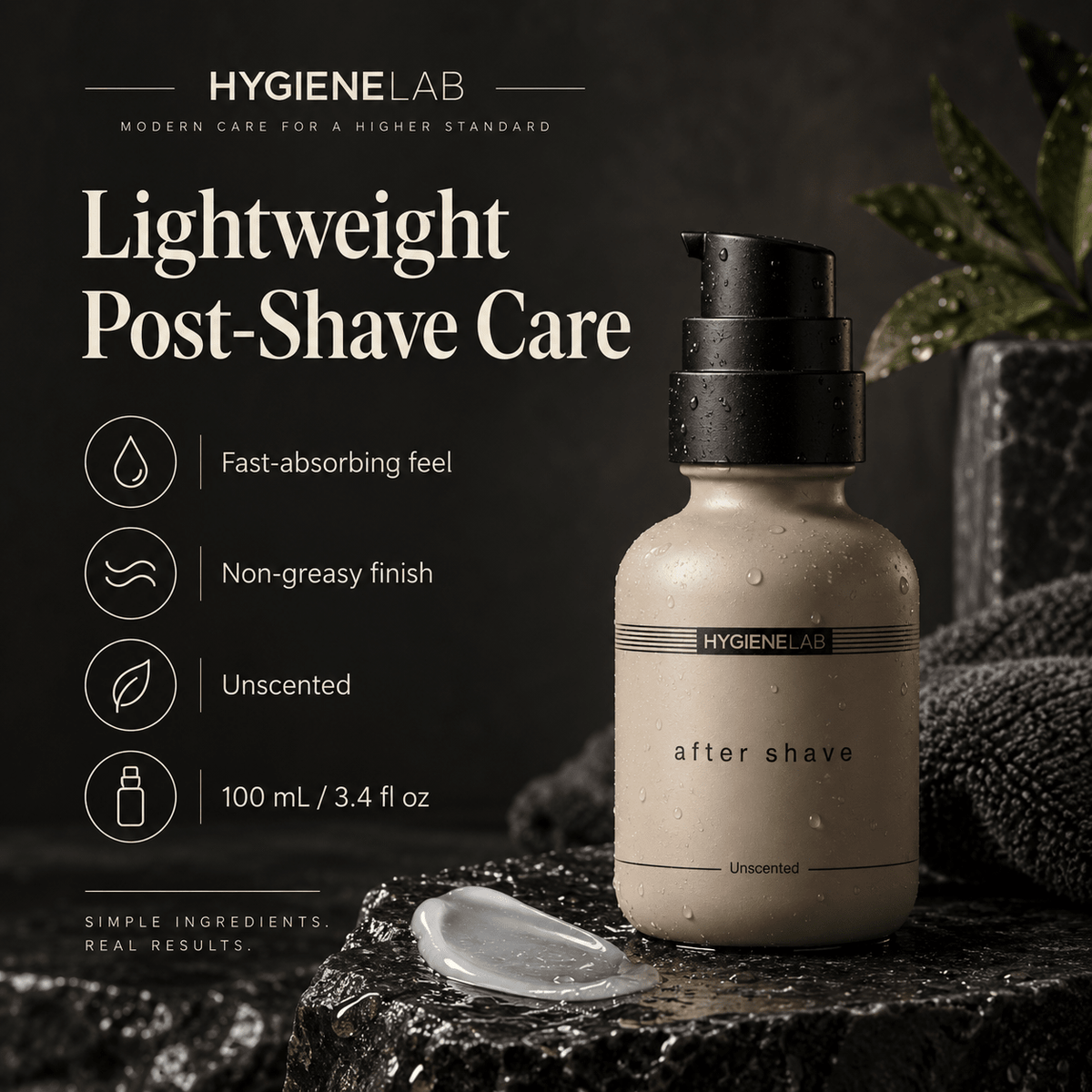 HygieneLab After Shave lightweight post-shave care