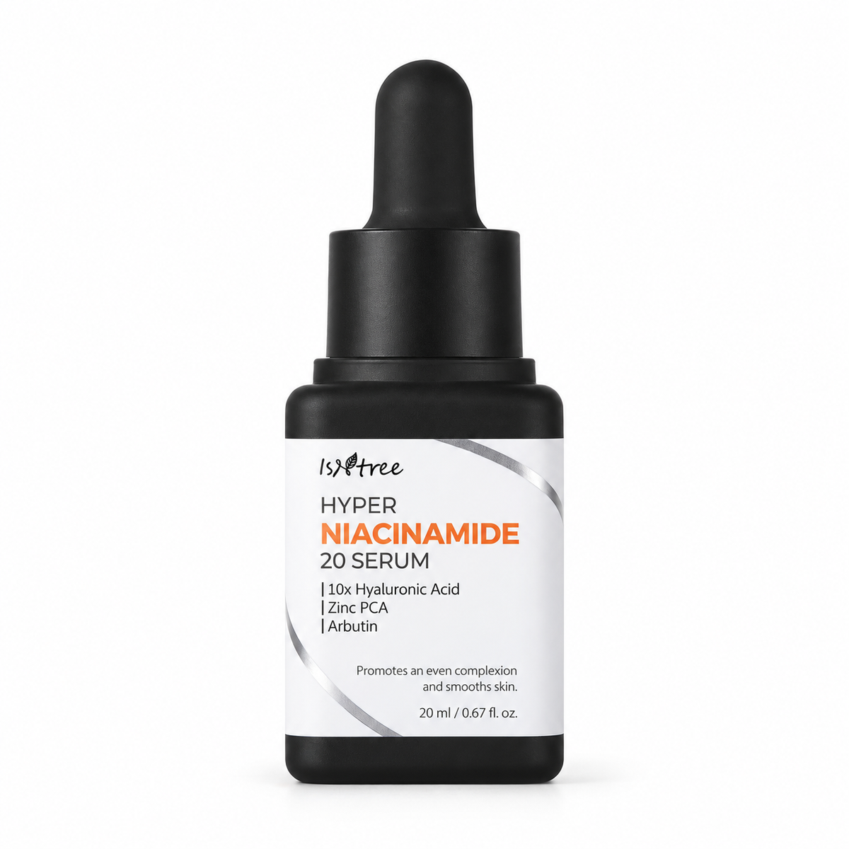 Isntree Hyper Niacinamide 20 Serum 20mL product packaging on a white background