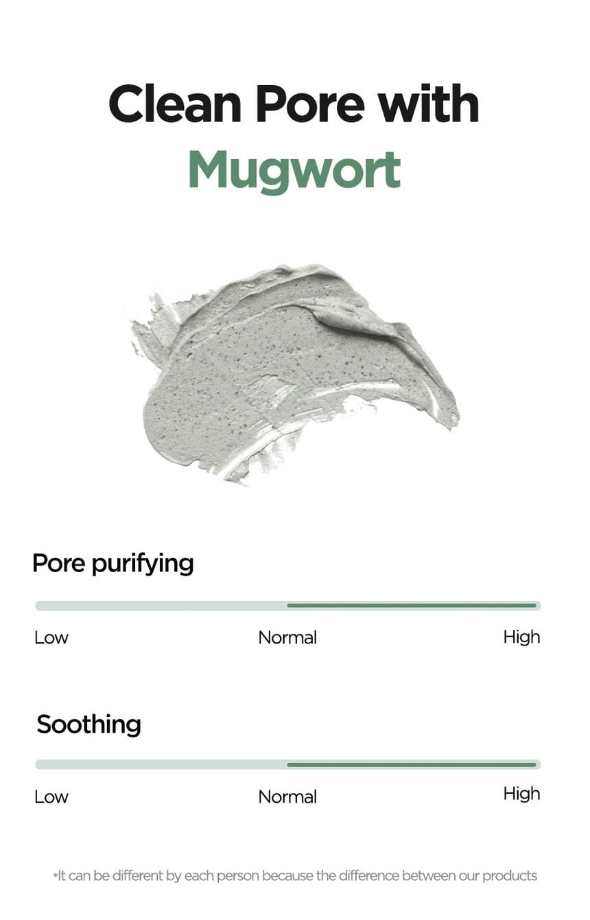 Isntree Mugwort Calming Clay Mask 200mL β Relative purifying and soothing ratings