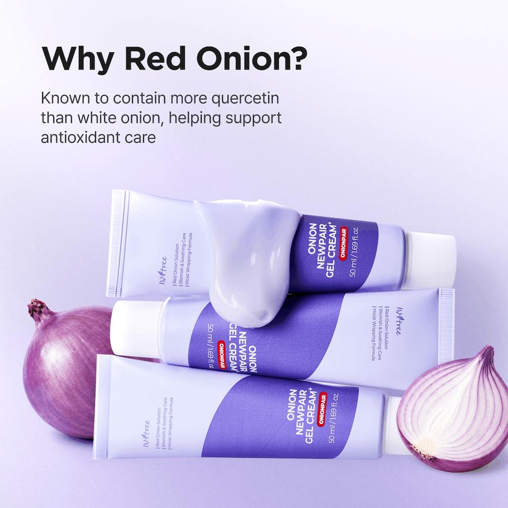 Isntree Onion Newpair Gel Cream Plus 50mL: Red onion ingredient and antioxidant care