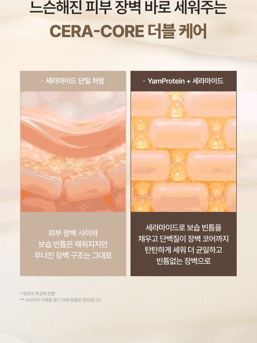 Isntree Yam Root Vegan Barrier Cream 80mL β Cera-Core ingredient synergy comparison (Korean brand information)