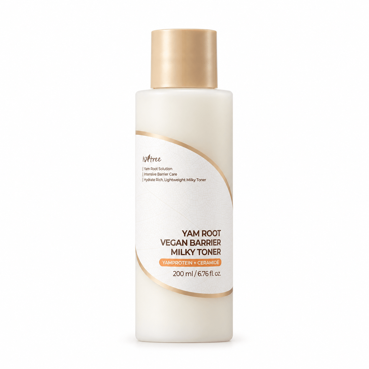 Isntree Yam Root Vegan Barrier Milky Toner 200mL front packaging on white background