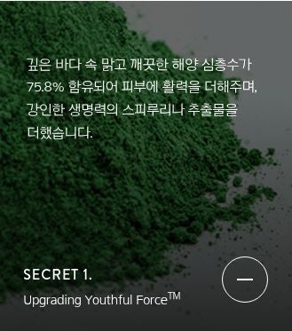 LANEIGE Homme Blue Energy Essence In Lotion EX 125 mL - Secret 1: 75.8% seawater and spirulina (official Korean panel)