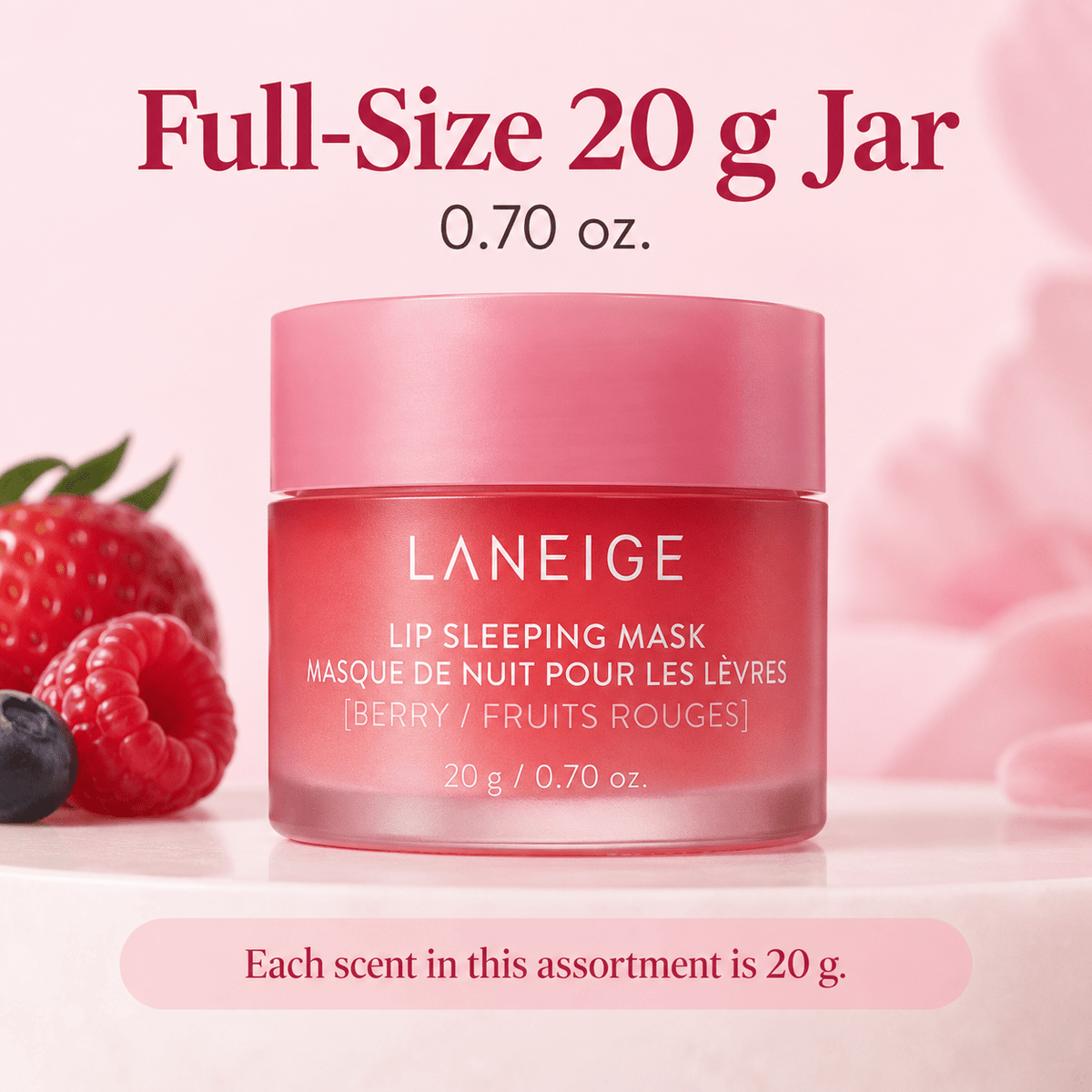 LANEIGE Lip Sleeping Mask full-size 20g jar