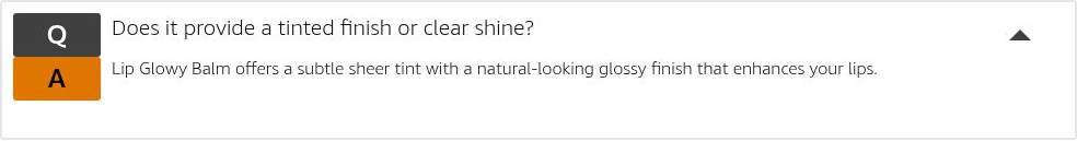 LANEIGE Lip Glowy Balm original FAQ 4: complete question and answer