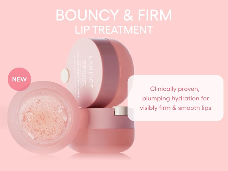 LANEIGE Bouncy & Firm Lip Treatment original product introduction and plumping hydration