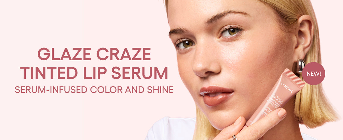 LANEIGE Glaze Craze serum-infused color and shine introduction