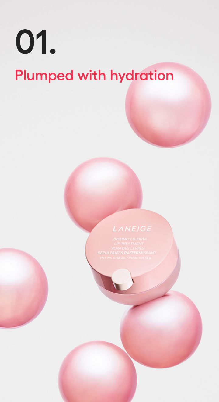 LANEIGE Bouncy and Firm Lip Treatment point 1 plumped with hydration