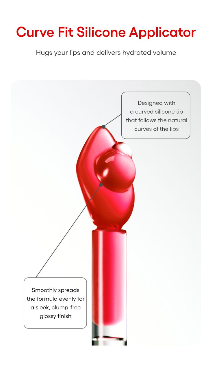 LANEIGE Flush Pop Lip Plumper curve-fit applicator guide