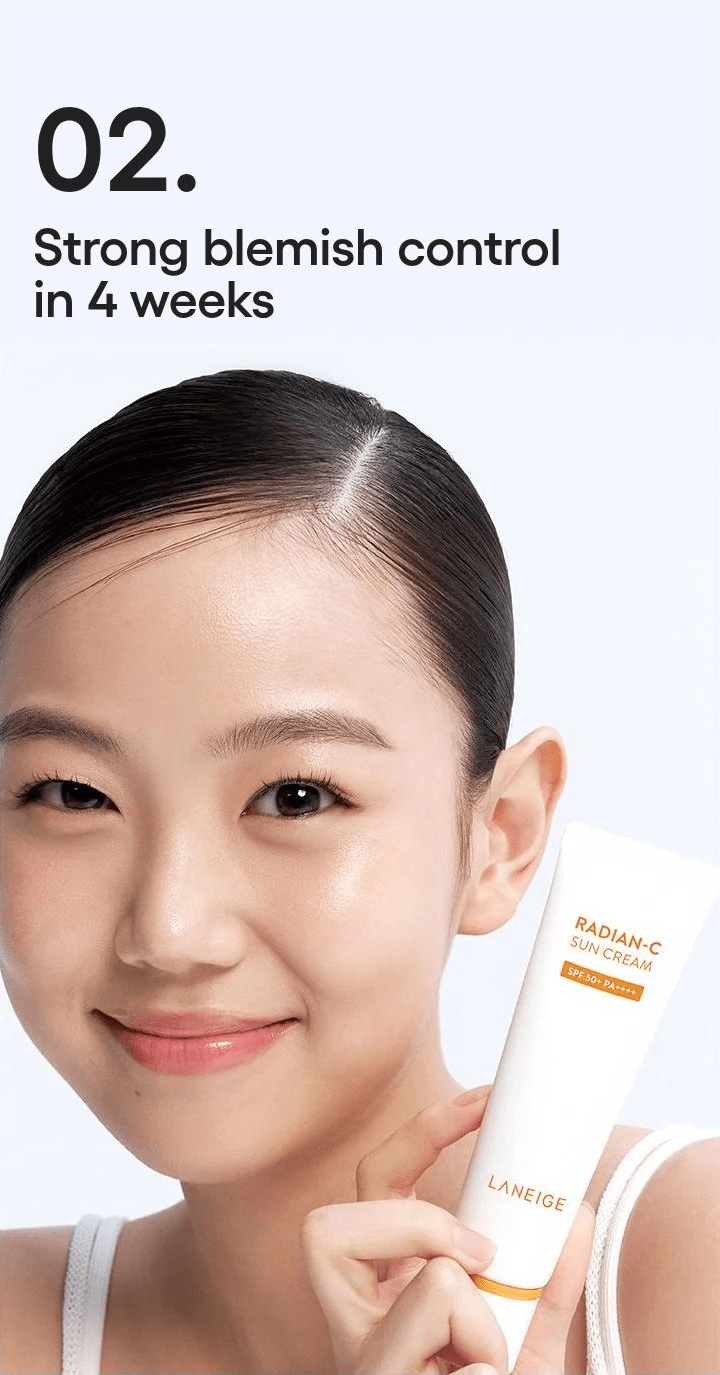 LANEIGE Radian-C Sun Cream official informational panel 4