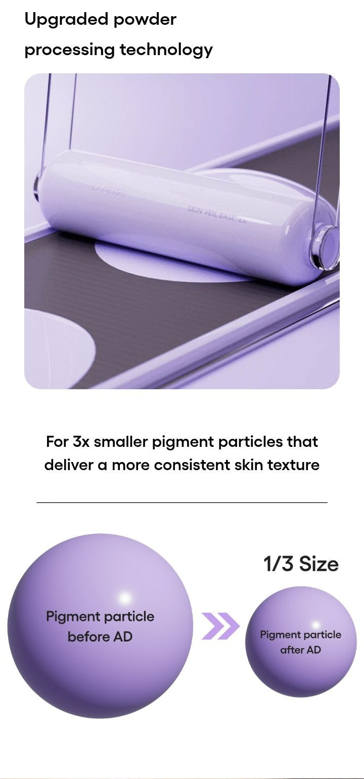 LANEIGE Skin Veil Base EX powder technology
