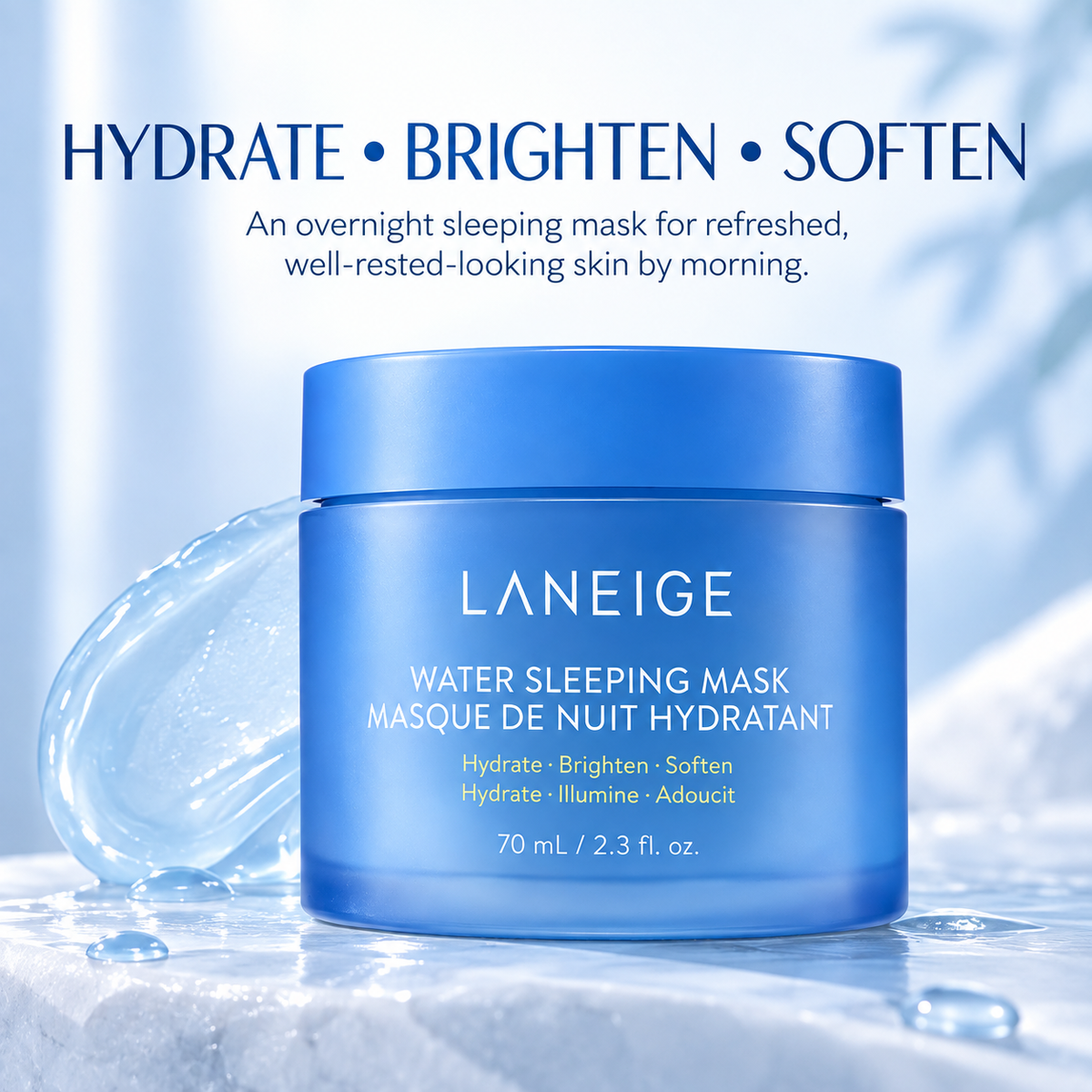 LANEIGE Water Sleeping Mask hydrate brighten soften