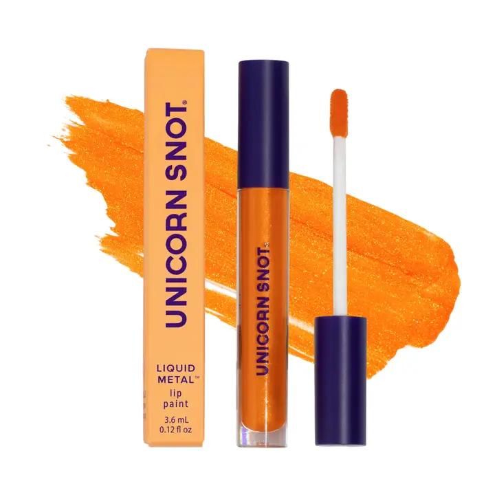 Unicorn Snot Liquid Metal Lip Paint Orange-Blaze