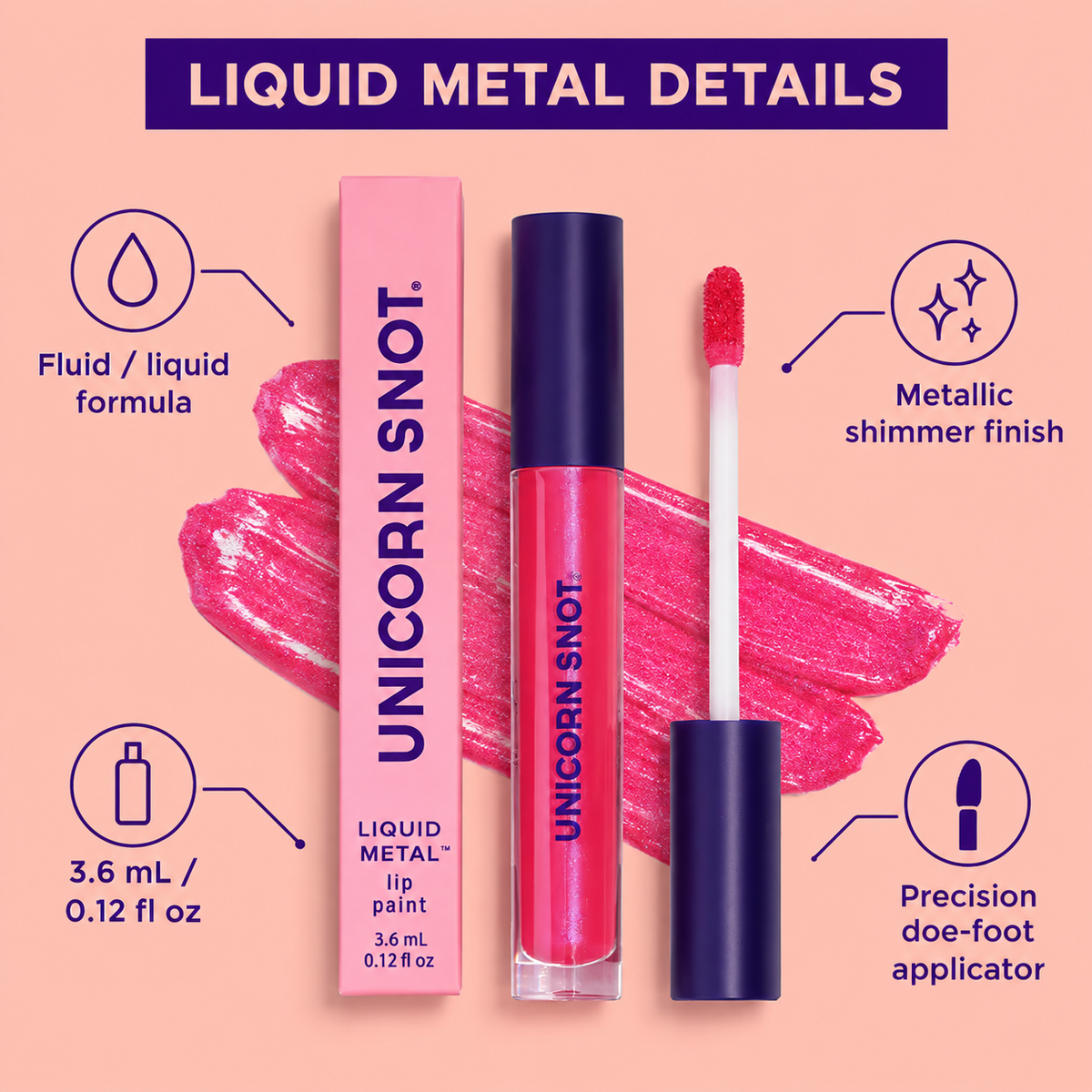 Unicorn Snot Liquid Metal Lip Paint product details