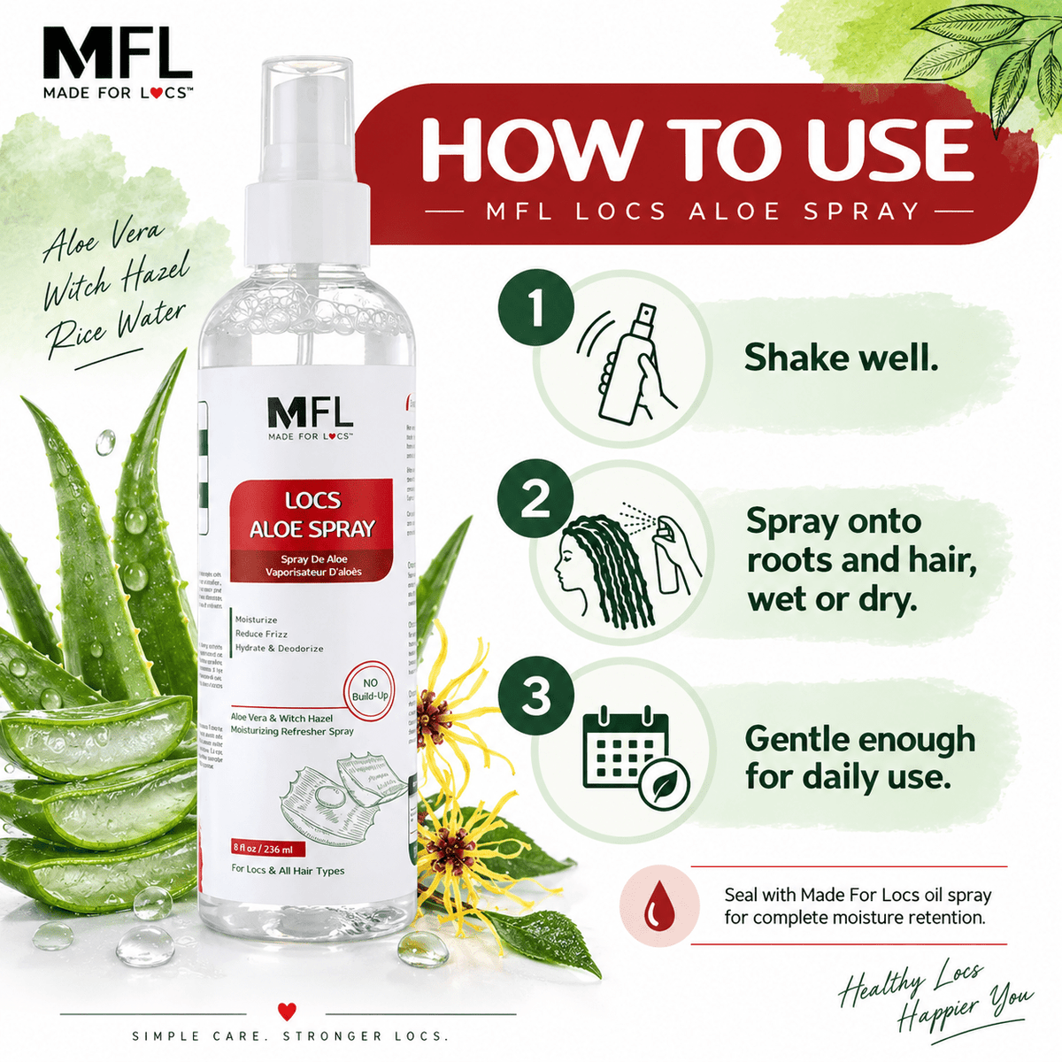 Made For Locs Aloe Spray how to use