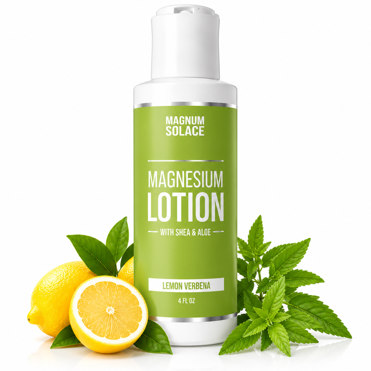 Magnum Solace Magnesium Lotion Lemon Verbena 4 fl oz