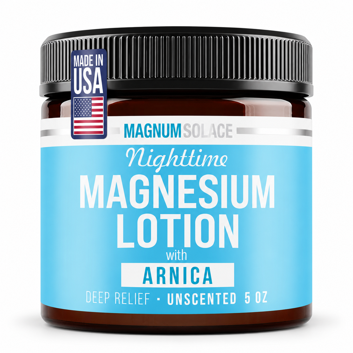 Magnum Solace Nighttime Magnesium Lotion with Arnica 5 oz