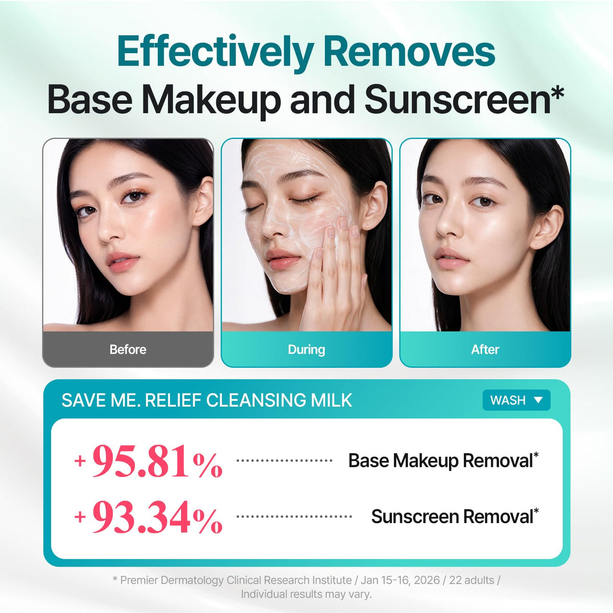 make p:rem Safe Me Relief Moisture Cleansing Milk β makeup sunscreen removal