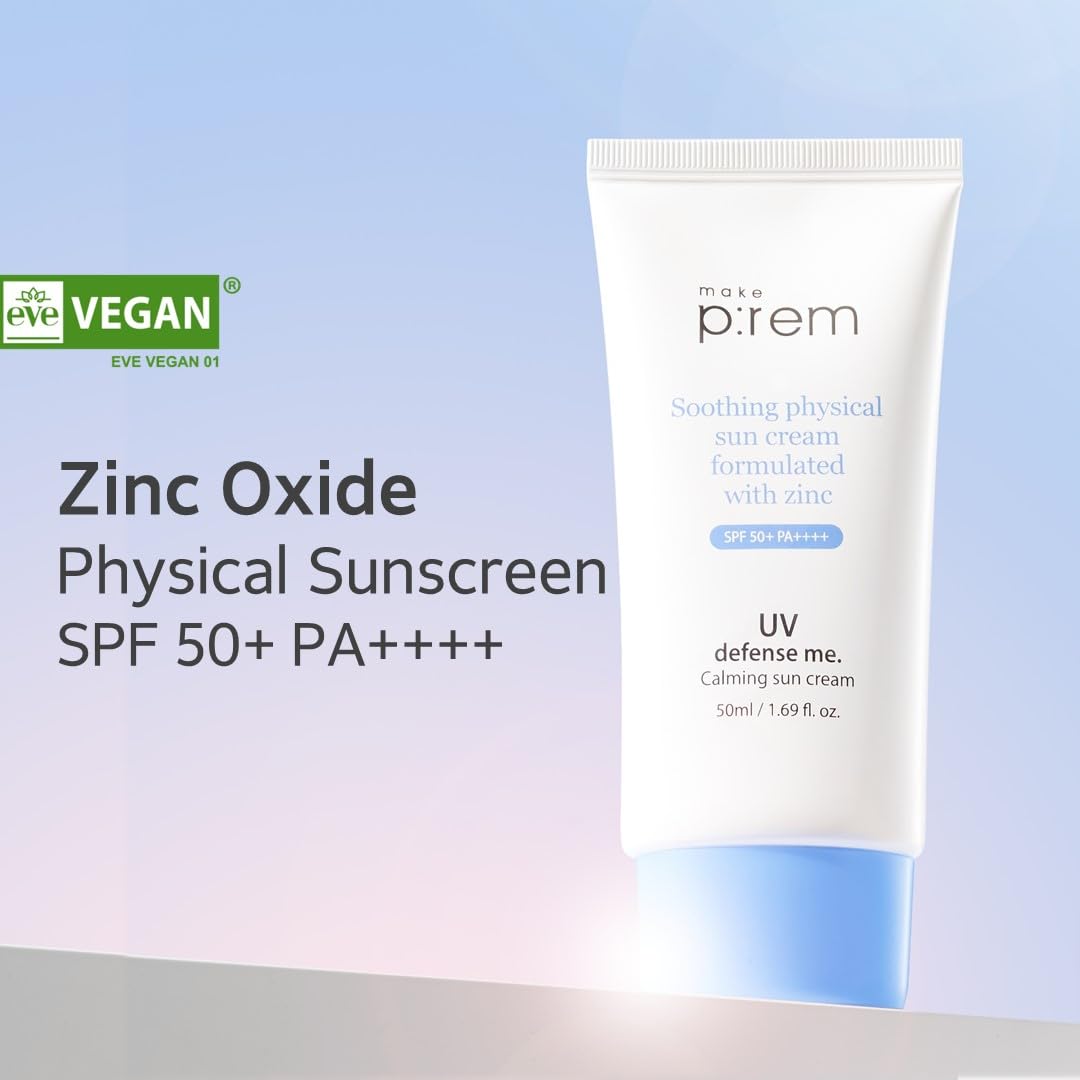 make p:rem UV Defense Me Calming Sun Cream 50mL β English product information gallery-1