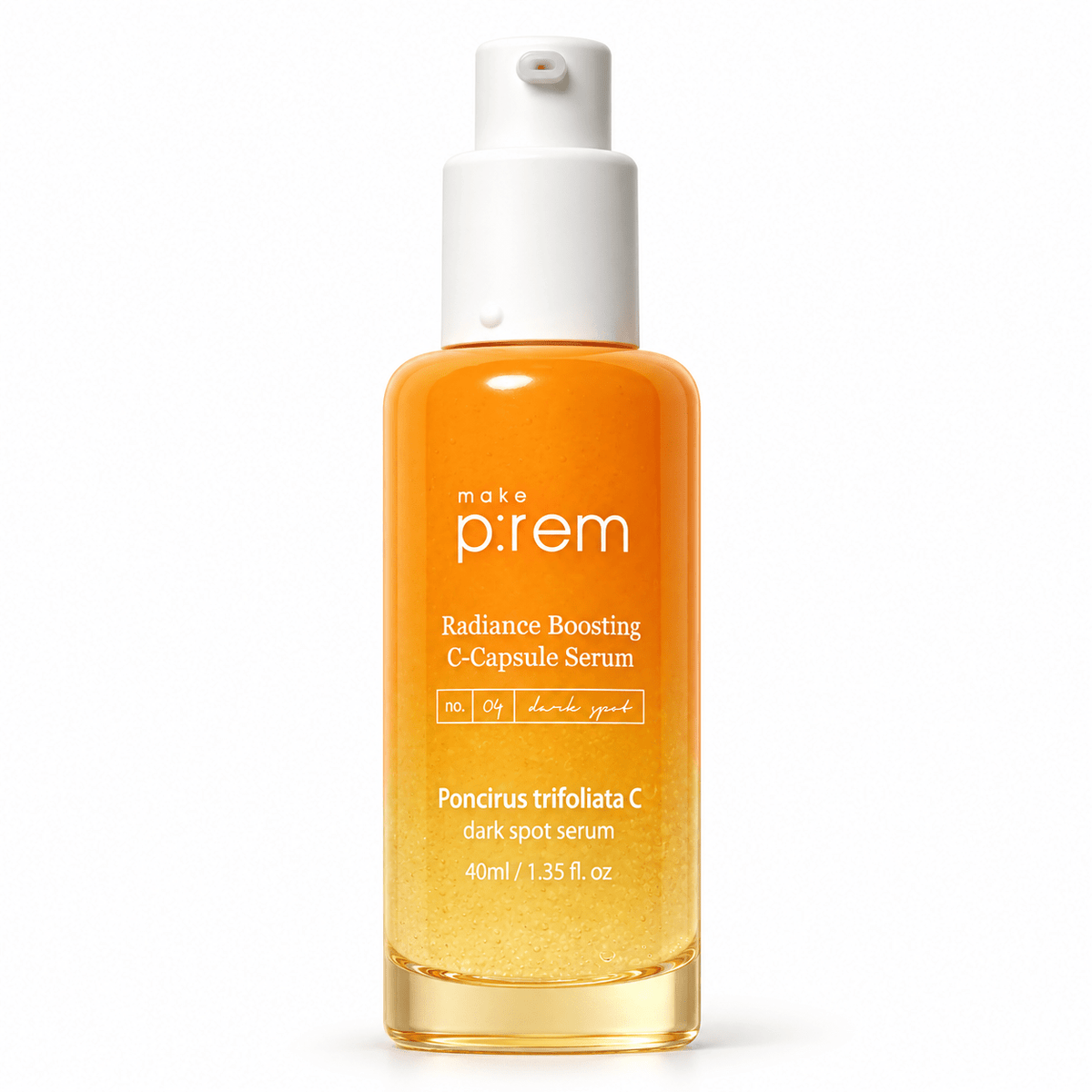 make p:rem Radiance Boosting C-Capsule Serum 40ml front packaging