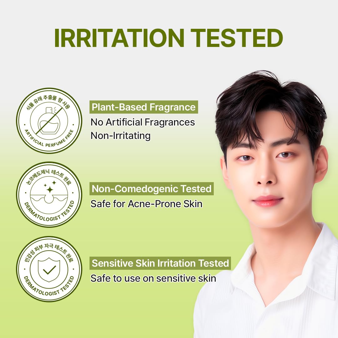 make p:rem Inteca For Men 200mL β irritation and non-comedogenic testing