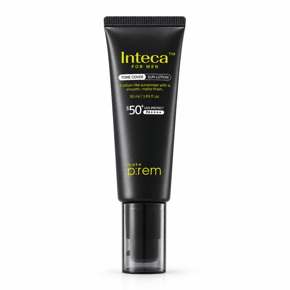 make p:rem Inteca For Men Tone Cover Sun Lotion SPF50+ PA++++ 50mL