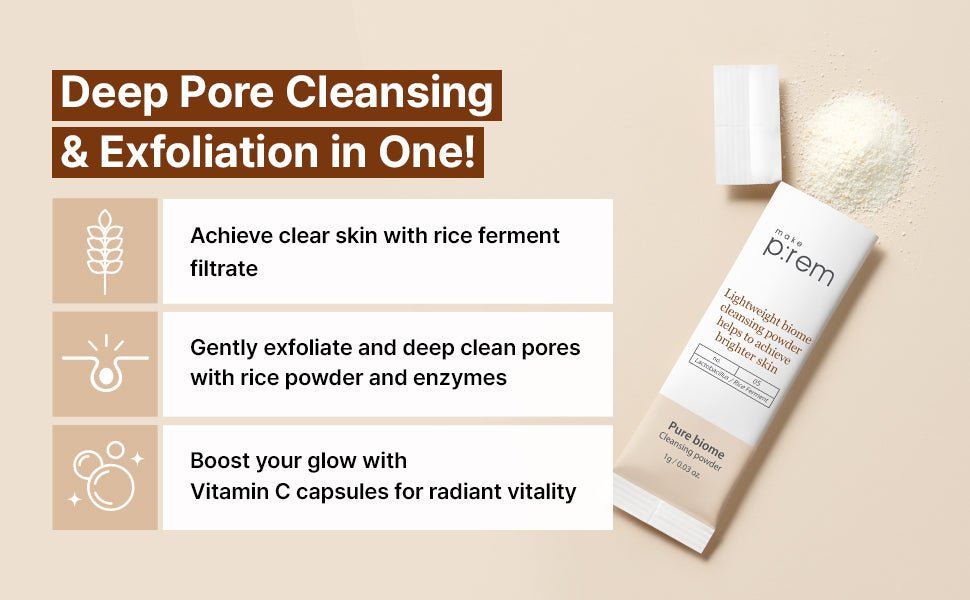 make p:rem Pure Biome Cleansing Powder 36 sachets β aplus 1