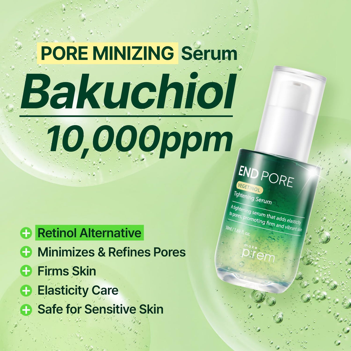 make p:rem End Pore Vegetinol Tightening Serum gallery-1 product information