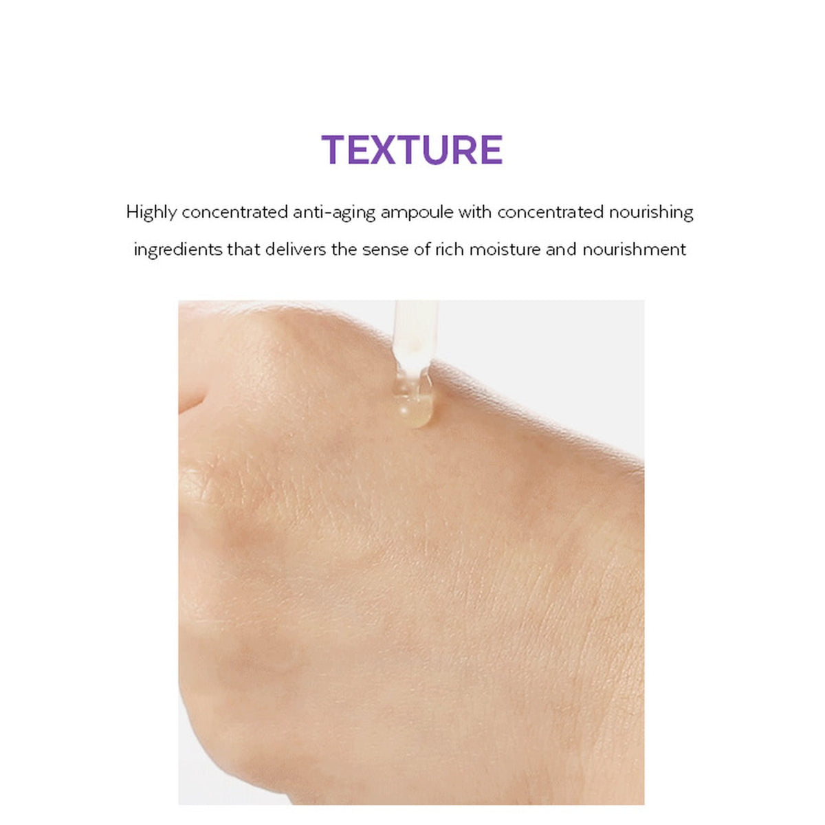 MISSHA Time Revolution Night Repair Ampoule 5X: Ampoule texture and consistency