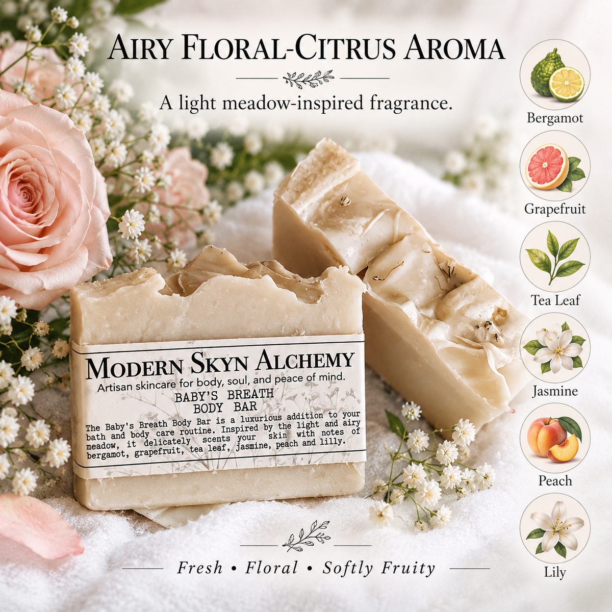 Baby's Breath Body Bar fragrance profile