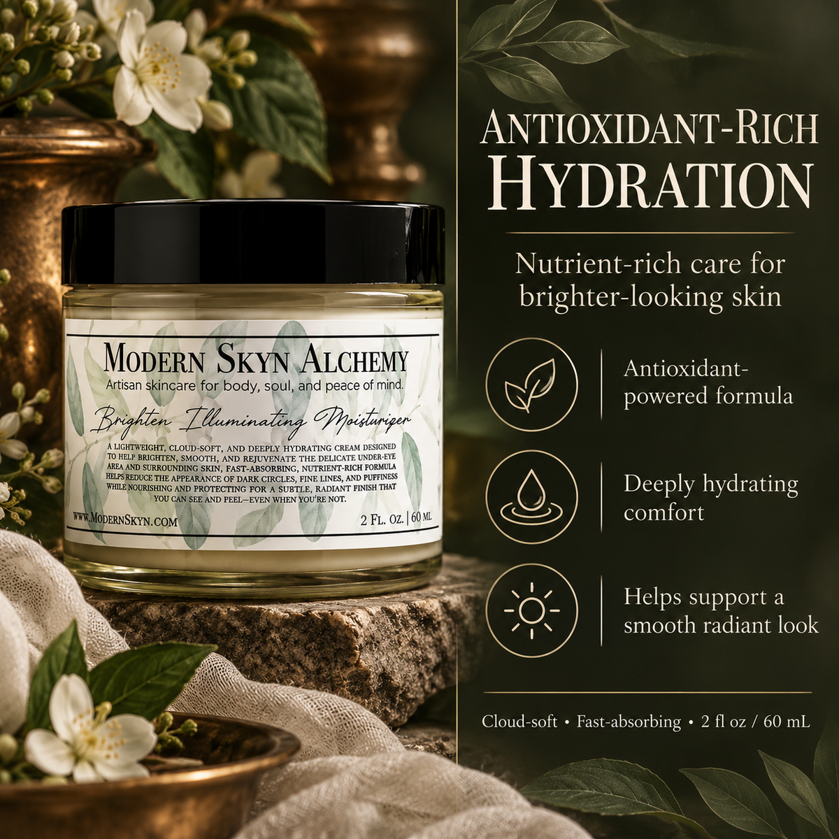 Brighten Illuminating Moisturizer antioxidant rich hydration